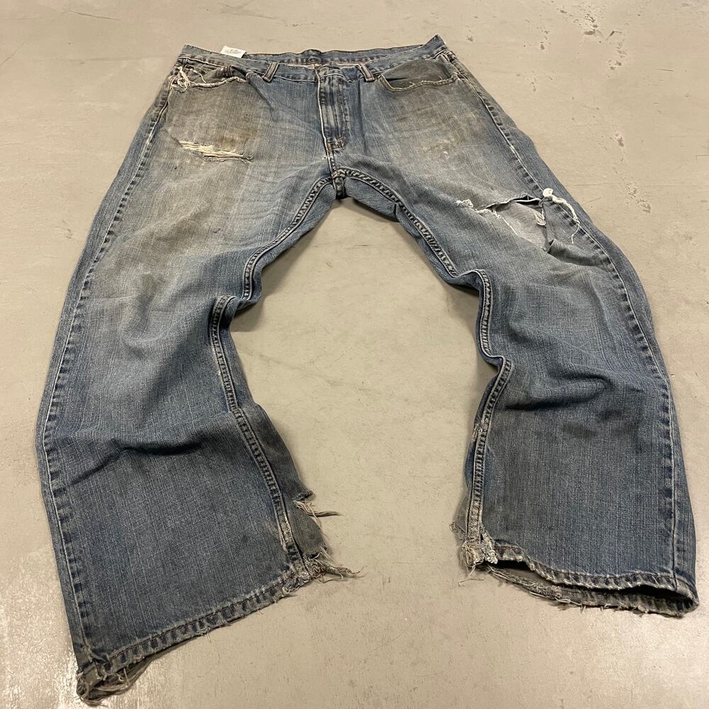 y2k baggy Levi’s 559 ripped distressed jeans 36x30